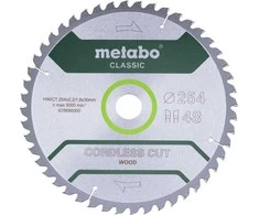 Pjovimo diskas medienai Metabo 628690000; 254x30 mm; Z45; 5°