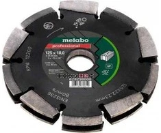 Deimantinis pjovimo diskas Metabo Professional; 125x18x22 mm