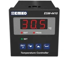 Metelli Emko ESM-4410.2.10.0.1/00.00/2.0.0.0 2 padėčių valdymas Temperatūros reguliatorius K 0–999 °C Relė 7 A (I x P x A) 95 x 48 x 48 mm