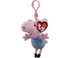 Meteor Mascot Beanie Babies Lic Peppa Pig klipas George (8421461325)