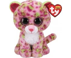 Meteor Mascot TY Beanie Boos rožinis leopardas 15 cm