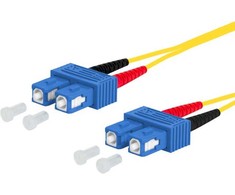 METZ CONNECT OpDAT jungties kabelis, SC-D/SC-D OS2, 3 m