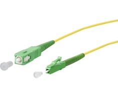 METZ CONNECT OpDAT jungties kabelis, SC-S APC/LC-S APC OS2, 2 m