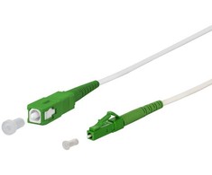 METZ CONNECT OpDAT jungties kabelis, SC-S APC/LC-S APC OS2, 2 m