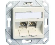 METZ CONNECT modulio prijungimo lizdas UPk 2 prievadas be komplektacijos grynai baltas