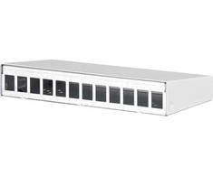 Metz METZ CONNECT AP Keystone korpusas, 12 jungčių grynai baltas RAL9010