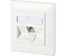 Metzconnect Btr METZ CONNECT C6Amodul 1 prievadas 180° modulis, montuojamas į žemę, grynai baltas