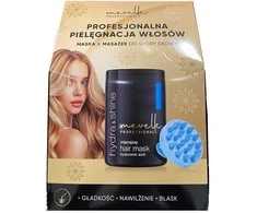 Mevelle Professional „Hydra &amp; Shine“ plaukų kaukės rinkinys 900 ml + galvos odos masažuoklis