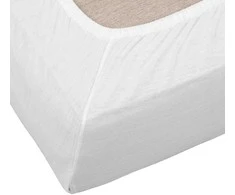 Okko Mexen BED SHEET POLYCOTT 120X200+25CM WHITE601