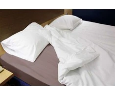 Okko Mexen FITTED SHEET POLYCOTTON 180X200+25 TAUPE