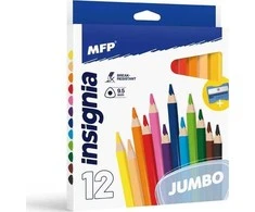 Mfp Paper MFP popierinės kreidelės M 12 JUMBO trikampės su galąstuvu 6330513