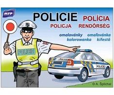 Dėlionė MFP policijos spalvinimo puslapiai
