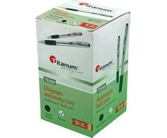 MG Automatinis rutulinis rašiklis su rankena 0,7 mm juodas (50 vnt.)
