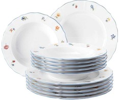 SEW Seltmann Weiden 4003106989848 stalo reikmenų rinkinys 12 vnt Porcelianas Balta