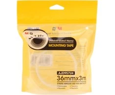 M&amp;G Nano Tape montavimo juosta, dvipusė, skaidri, 36mm 3m MG