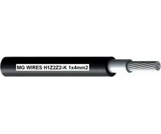 MG TST KABELIS DO INSTALACJI FOTOWOLTAICZNYCH H1Z2Z2-K-1X4.0/BK