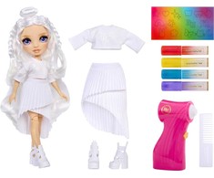 Rainbow High Air Brush &amp; Create lėlė – su violetinėmis akimis (543350/3)