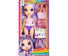 Rainbow High Swim &amp; Style Violet Pur lėlė (507314/120377)