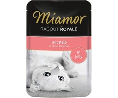 FINNERN GmbH end Co. KG Miamor Ragout royale 100 g konservai katėms, veršiena drebučiuose maišelyje MR