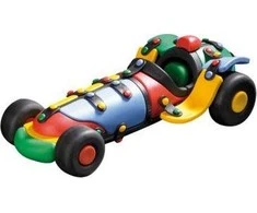 Mic-o-Mic - Zabawki konstrukcyjne Mic o Mic Linksmas konstruktorius - Lenktyninis automobilis