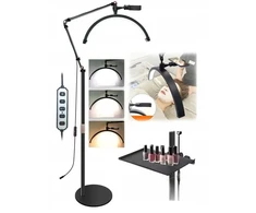 Michaelmarinelli „High Moon“ kosmetinė LED lempa nagams ir blakstienoms 24 W / Gx490 / juoda