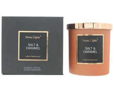 Home Lights Salt &amp; Caramel Scented Candle, 215 g