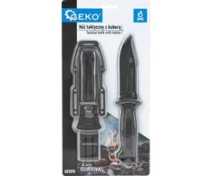 Michelin Taktinis peilis 275/135mm su dėklu Juodas SURVIVAL SERIES (6/24)