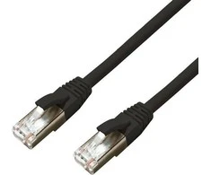 MicroConnect CAT6A S / FTP 1m Juodas LSH