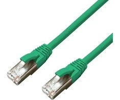 MicroConnect CAT6A S/FTP 2 m žalias LSZH ekranuotas tinklo kabelis, LSZH,