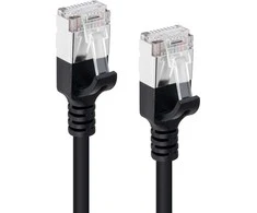 MicroConnect CAT6A U- FTP Slim, LSZH, 3m