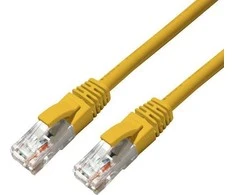 MicroConnect CAT6A UTP 1m geltona LSH