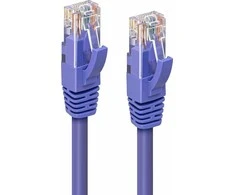 MicroConnect CAT6A UTP 1m violetinė LSH