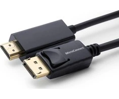 MicroConnect DisplayPort – HDMI laidas 10 m juodas (MC-DP-HDMI-1000)