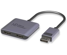 Adapteris AV MicroConnect DisplayPort į 2x DisplayPort