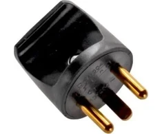 MicroConnect EDB kištukas, juodas