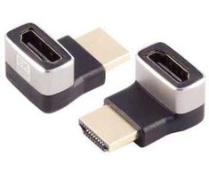Adapteris AV MicroConnect HDMI 8k 90� angeled up F-M 8K