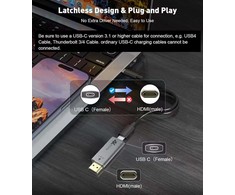 MicroConnect HDMI–USB-C adapteris 4K