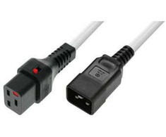 Kabelis zasilający MicroConnect Microconnect MC-C19C20LOCK-2M-W bez kategorii