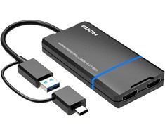 Adapteris AV MicroConnect Microconnect MC-USB3.1CHDMIX2-2IN1 bez kategorii