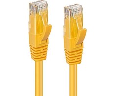 „MicroConnect Microconnect MC-UTP6A003Y“ laidinis geltonas 0,3 m Cat6a U/UTP (UTP)