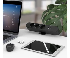 Listwa zasilająca MicroConnect Multi Desktop Power Socket 3 Lizdas Stacjonarne 3x Schuko, 3x USB