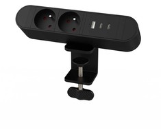 Listwa zasilająca MicroConnect Multi Desktop Power Socket 2 rozgałęziacz 2 gniazda 1,8 m Juodas