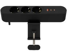 Maitinimo juosta MicroConnect Multi Desktop Power Socket 3, 3 lizdai, skirta biurui