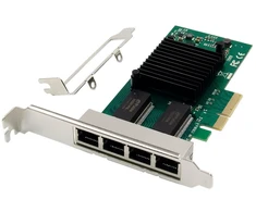 Karta jungiama į tinklą MicroConnect Network Card PCIe x4 I350-T4