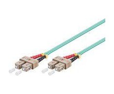 „MicroConnect“ lengvasis transporto priemonės patchcord SC / UPC-SC / UPC, 50 / 125 OM3, 1 m (FIB222001)