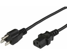 Kabelis zasilający MicroConnect Microconnect PE110401 kabelis zasilające Juodas 1 m C13 panel Wtyczka zasilająca typu B