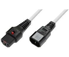 MicroConnect Powercord C13 IEC Lock - C14