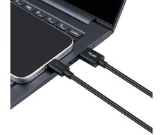 Kabelis USB MicroConnect USB-A - USB-C 2 m Juodas (ReConnect USB-C to USB-A 3.2)