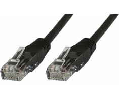 MicroConnect RJ-45/RJ-45 kat. 5e U/UTP juodi 10 vnt. 7 m (V-UTP507SVP)