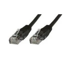 MicroConnect RJ-45 kt.6 0,5 m Juoda (UTP6005S)